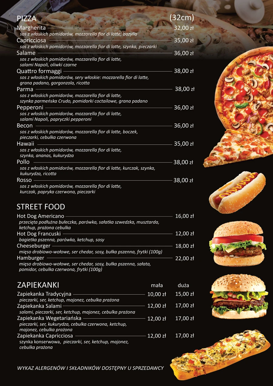Menu strona 4