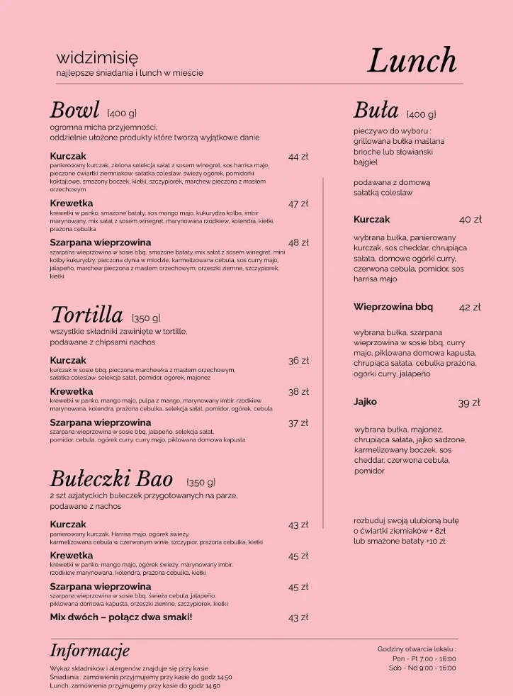 Menu strona 2