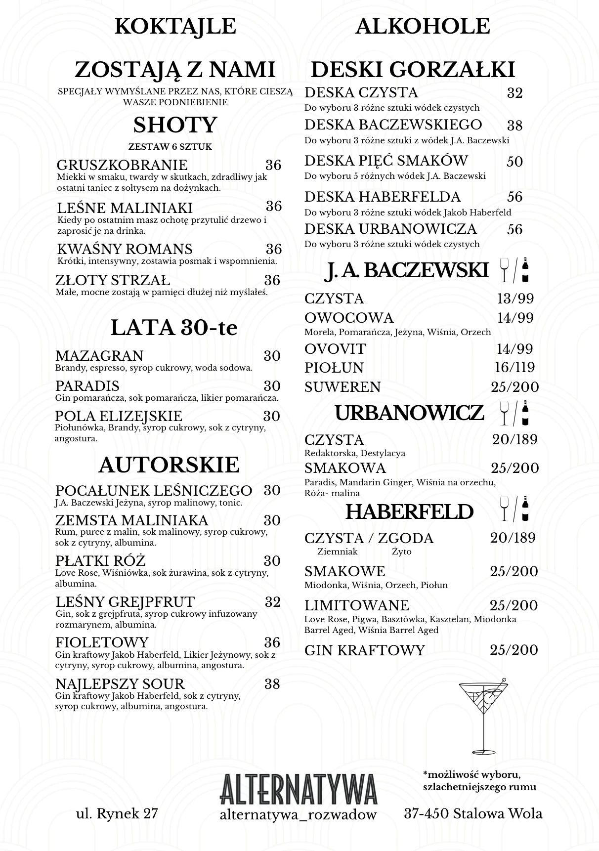 Menu strona 4
