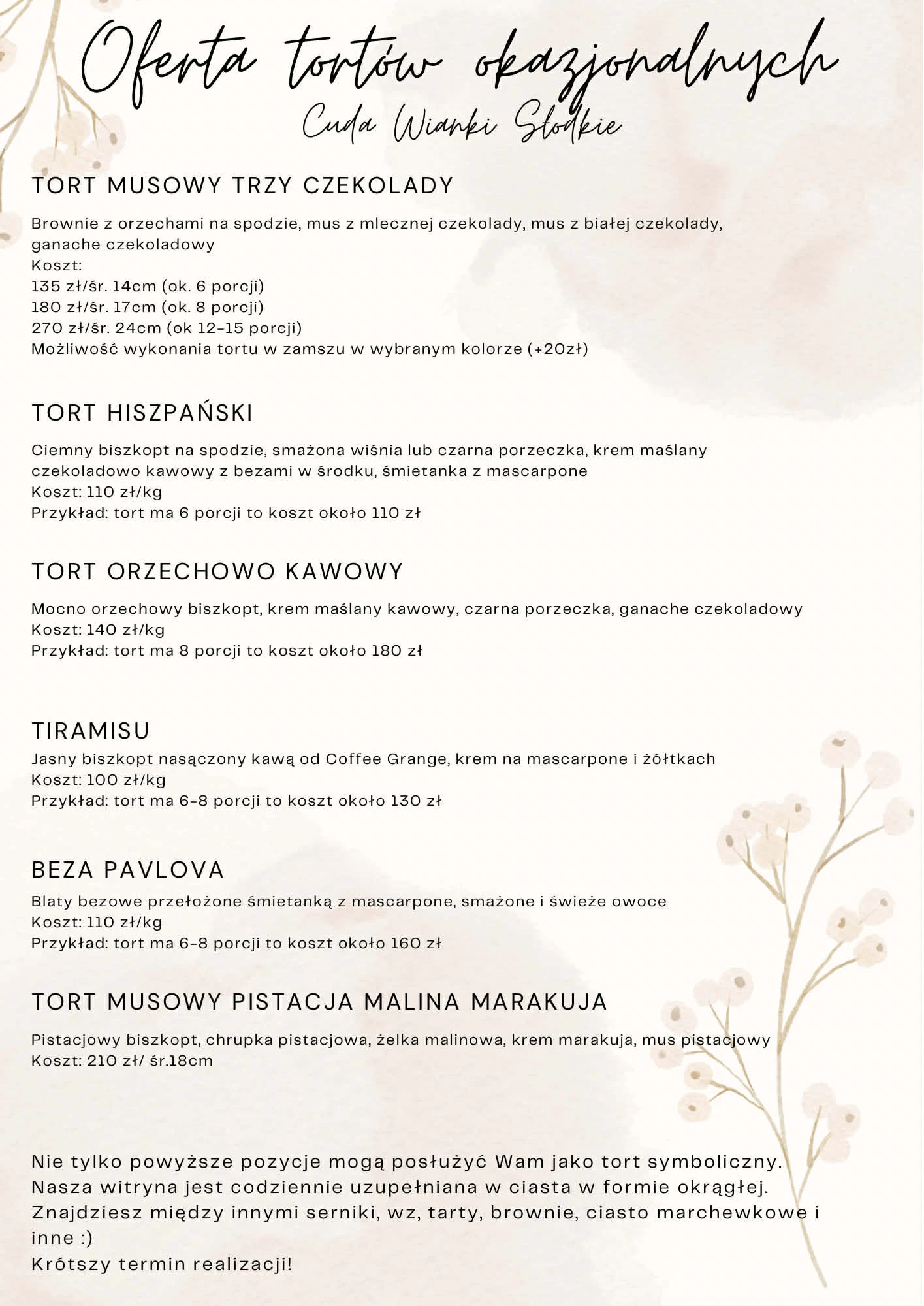 Menu strona 2