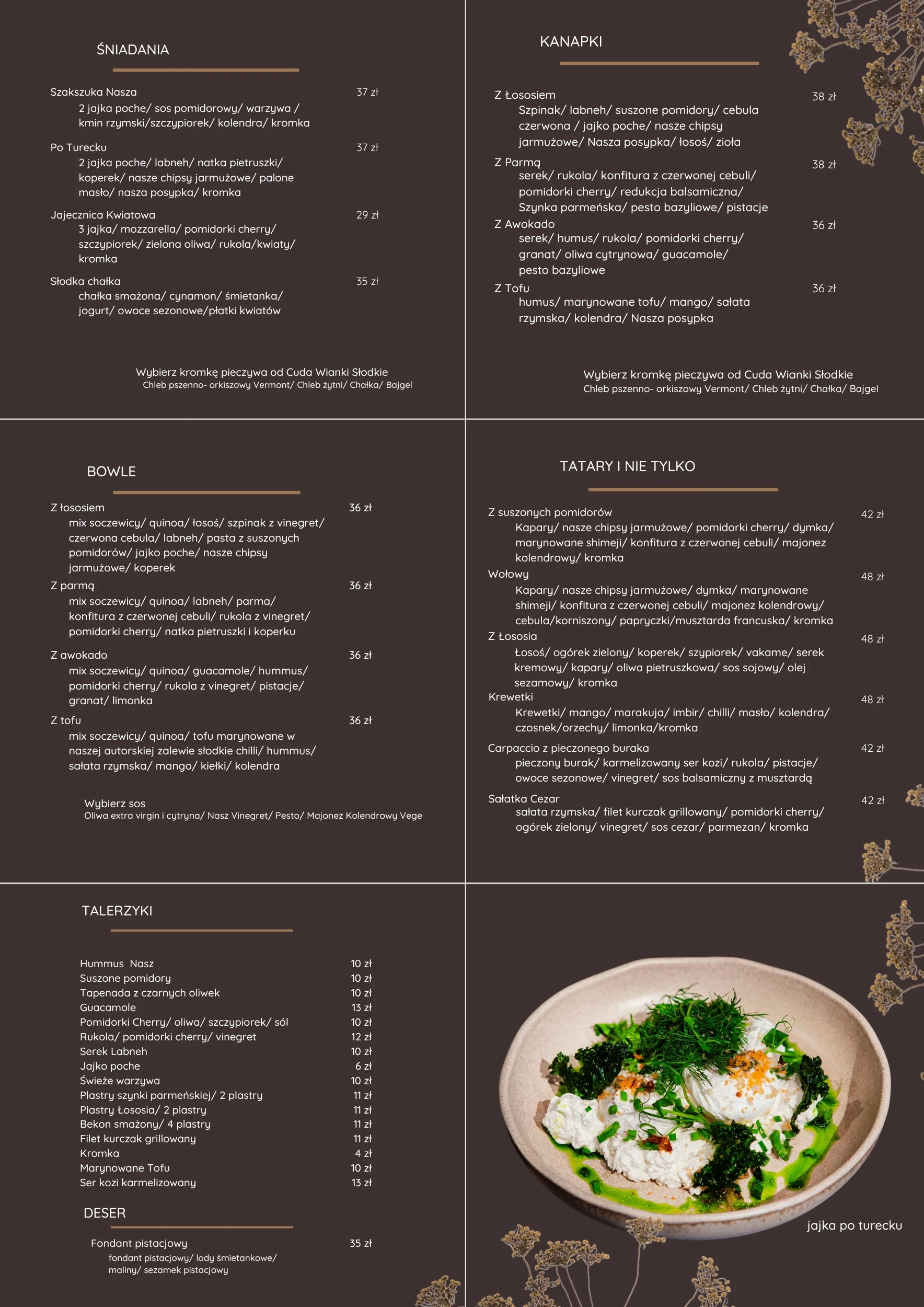 Menu strona 1