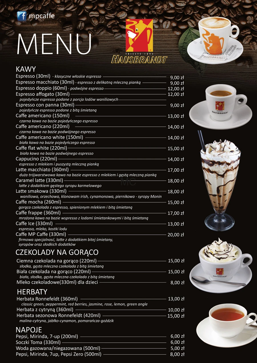 Menu strona 1