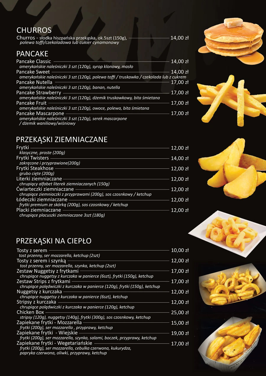 Menu strona 3