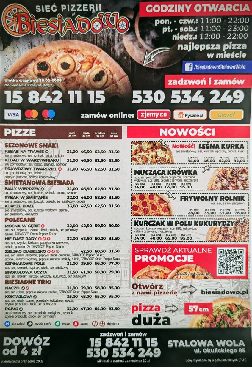Menu strona 1