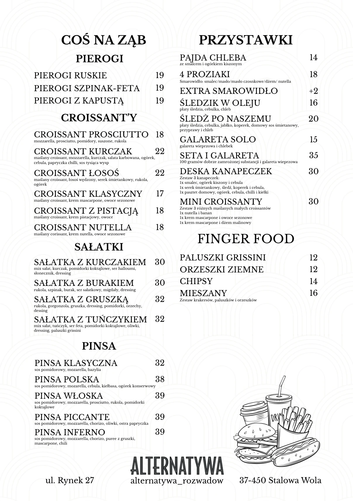 Menu strona 2